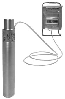 MP1 vízmintavevő búvárszivattyú a régebbi BTI/BMI frekvenciaváltóval
