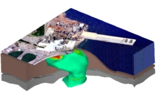 EVS Pro 3D vizualizációs szoftverrel készült tömbszelvény